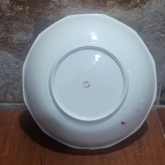 Vintage Porcelain Rose Serving Bowl Germany - Picture 3 of 12